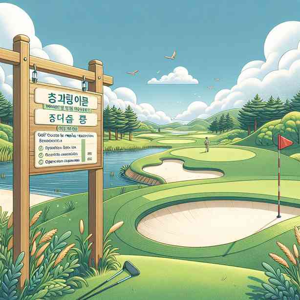 화천파크골프장 예약하는 법과 운영 중단일 안내 화천파크골프장 예약하는 법과 운영 중단일 안내